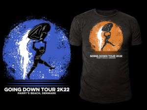 Going Down Tour 22' | T-shirt Design by Falih A
