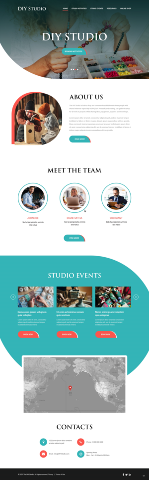 Diseño Web por pb para The DIY Studio | Diseño #27351475