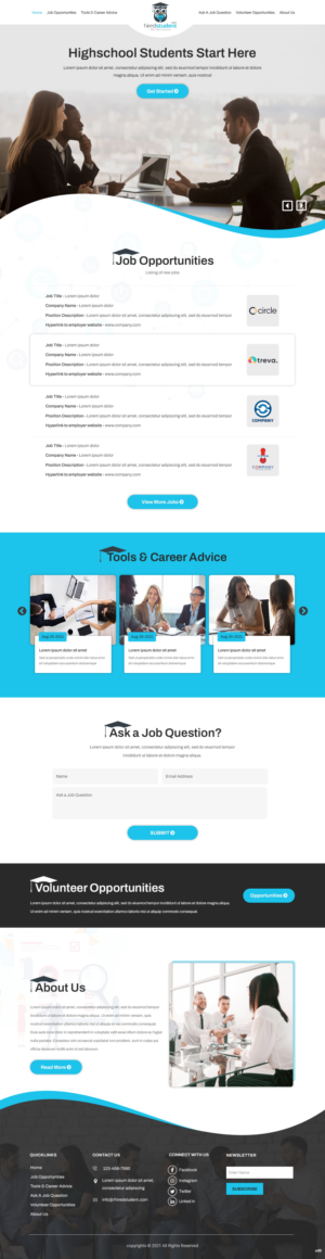 Web Design by pb for this project | Design #27351491