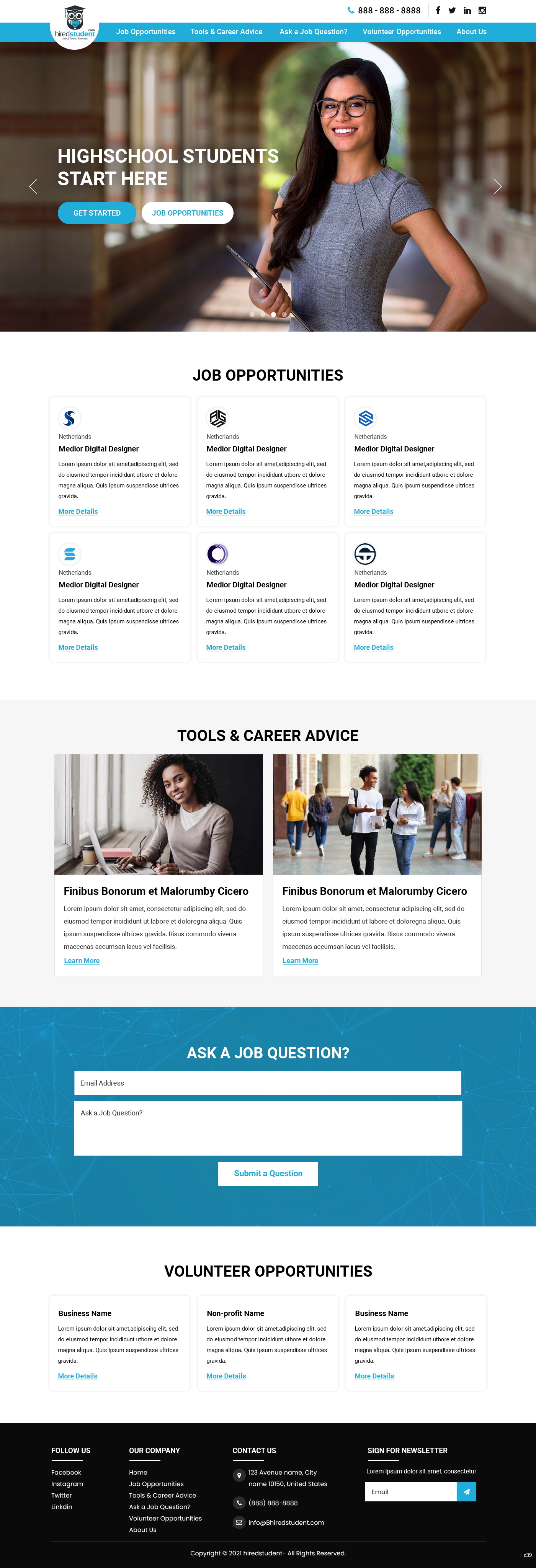 Web Design by pb for this project | Design #27351492