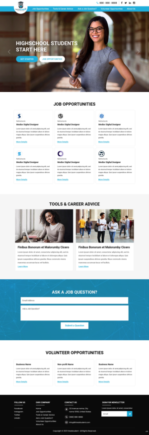 Web Design par pb pour ce projet | Design : #27351492