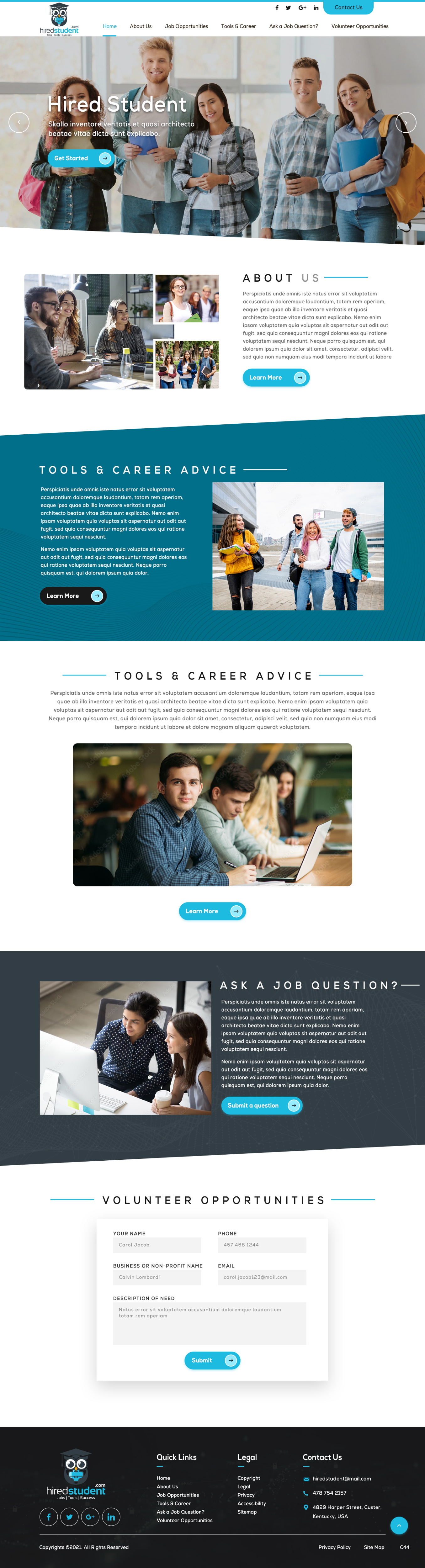 Web Design by pb for this project | Design #27351507