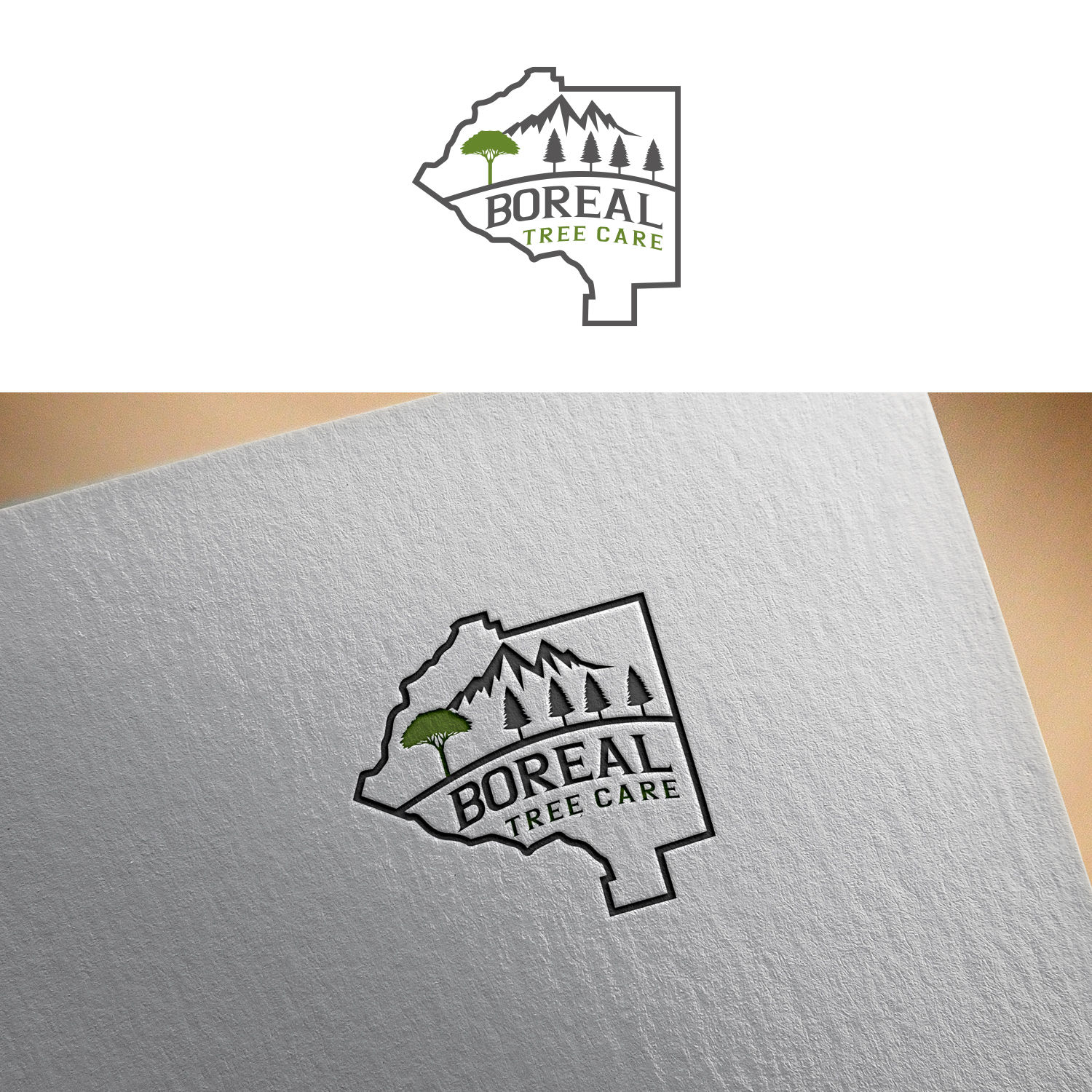 Logo Design by Maxo-Biz for Boreal Tree Care | Design #27349548