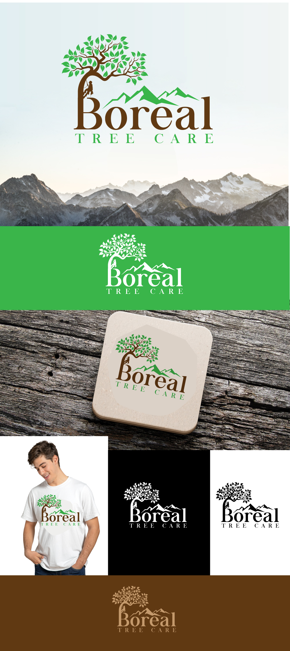 Logo Design by Classy Custom for Boreal Tree Care | Design #27352026