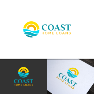 Coast Home Loans | Logo Design by rdlsantos