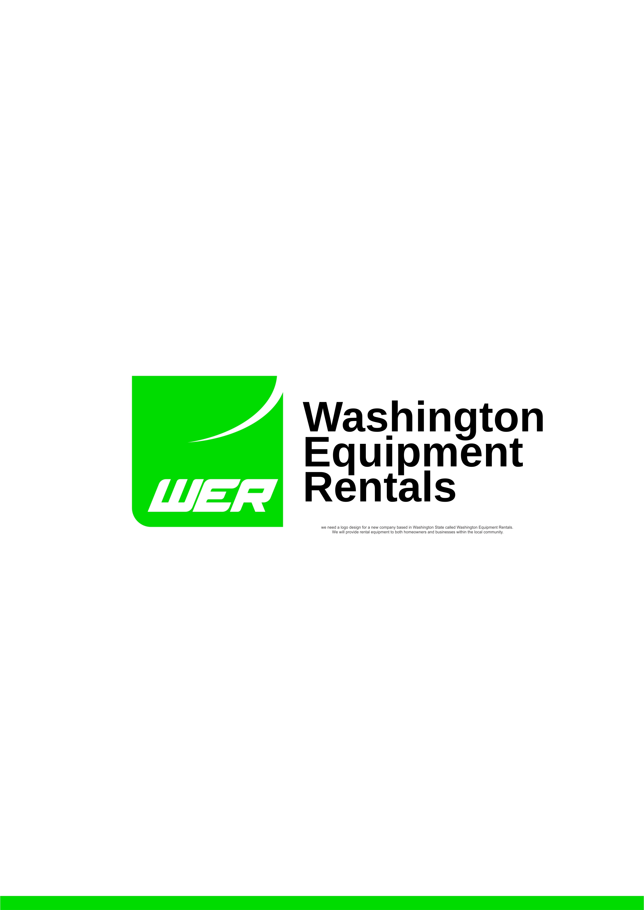 Logo Design by alok bhopatkar for Washington Equipment Rentals | Design #27391255