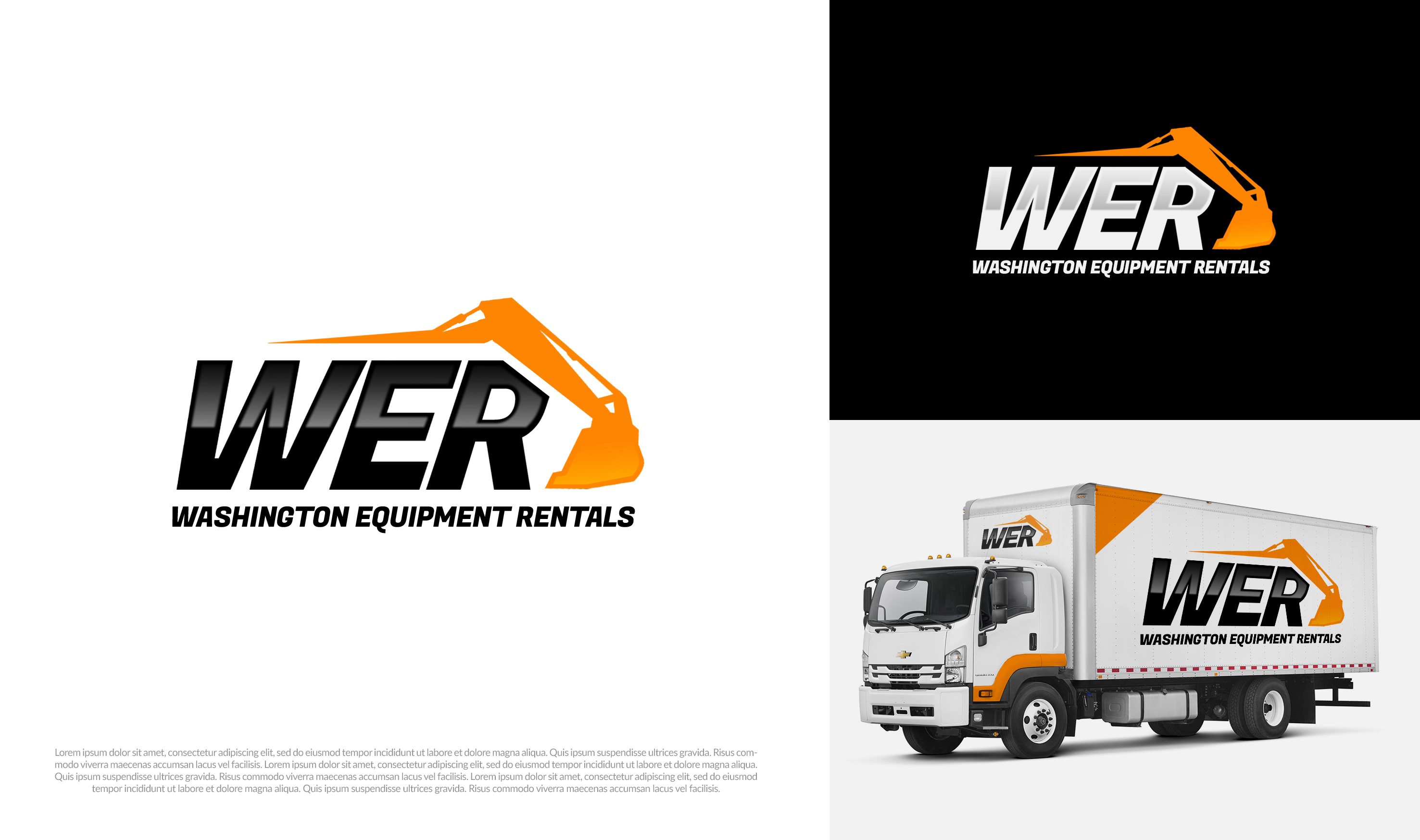 Logo Design by christianpoetoe for Washington Equipment Rentals | Design #27353439