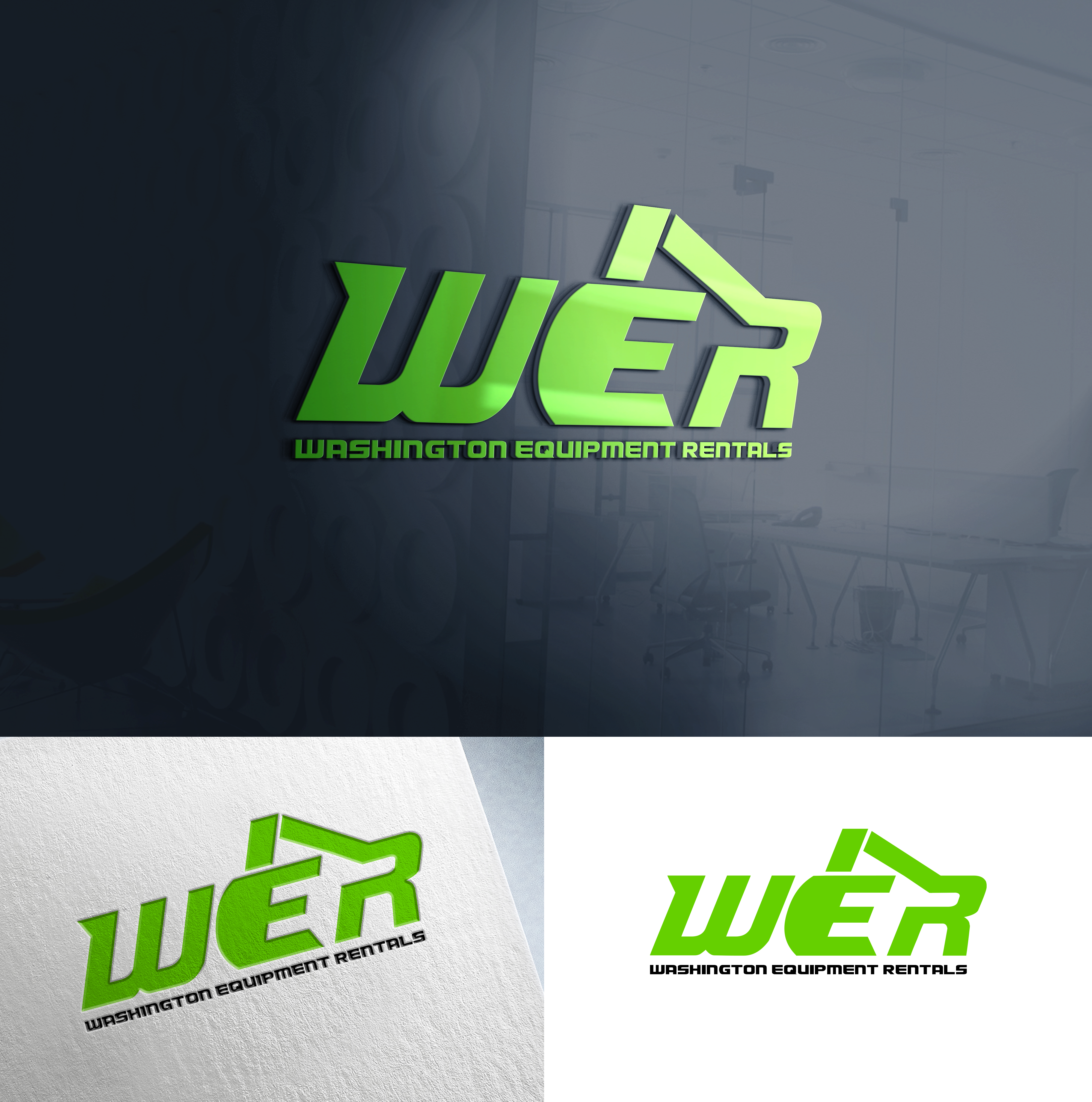 Diseño de Logo por Taya Bright para Washington Equipment Rentals | Diseño #27387709