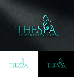 Seahorse Spa Logo watercolor | Grafik-Design von u2square