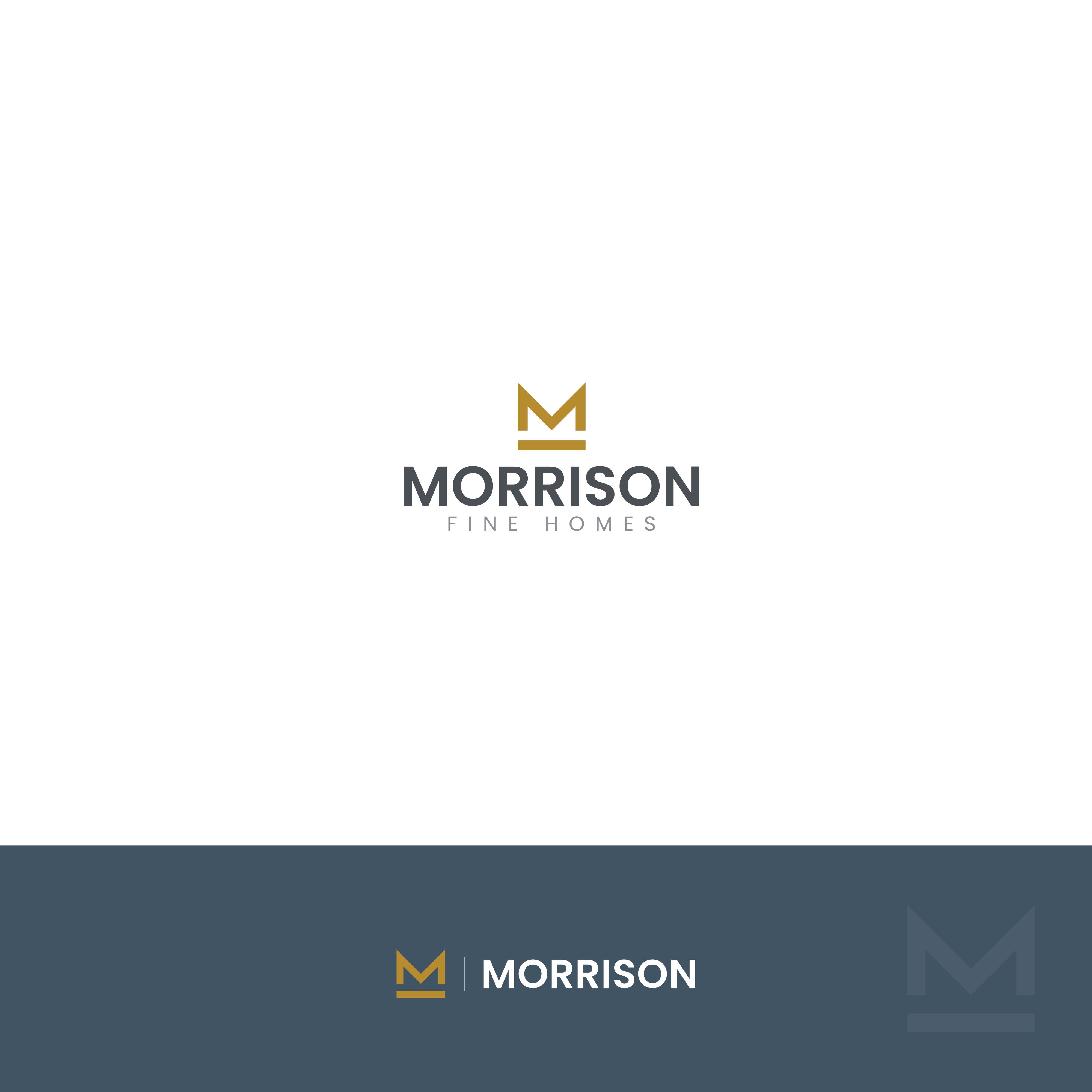 Logo Design by J Petteford for Morrison Fine Homes | Design #27371675
