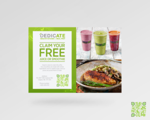 Postcard Design by ellebrea for DEDICATE Healthy Kitchen | Design: #27353391