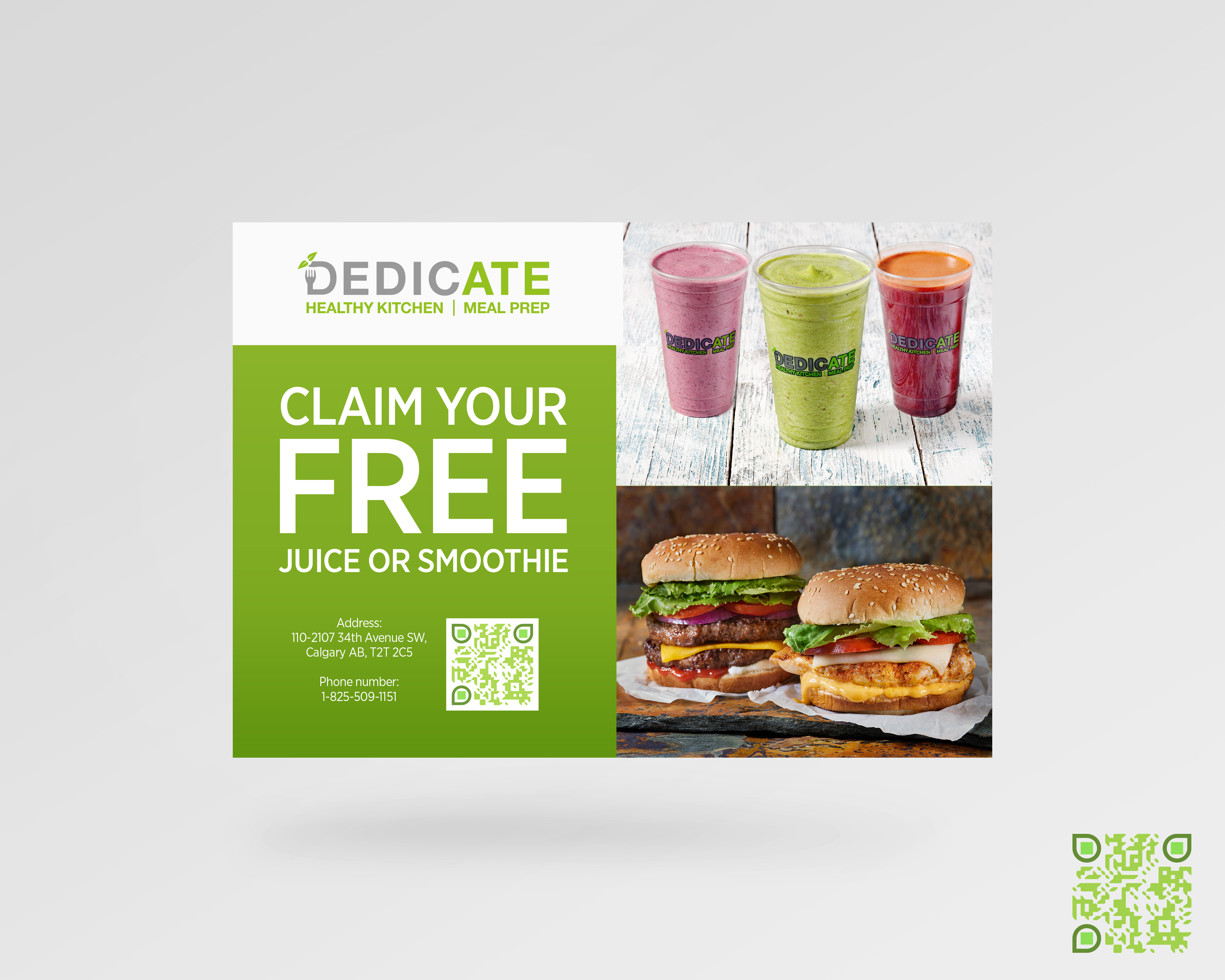 Postkarten-Design von ellebrea für DEDICATE Healthy Kitchen | Design #27353392