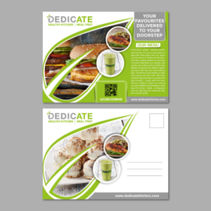 Diseño de Postal por Pictorial para DEDICATE Healthy Kitchen | Diseño #27356041
