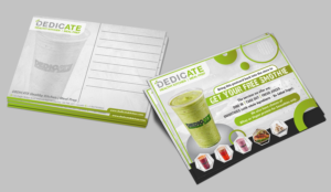Postcard Design by Petter Goms for DEDICATE Healthy Kitchen | Design: #27359845