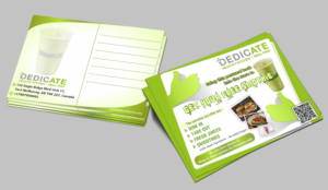 Diseño de Postal por Petter Goms para DEDICATE Healthy Kitchen | Diseño #27364739