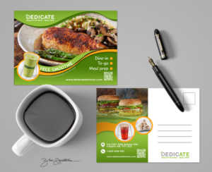 FREE Smoothie or Juice Giveaway for Healthy Restaurant | Postkarten-Design von Zhor Signatures