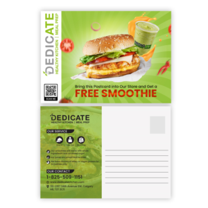 Diseño de Postal por Ong para DEDICATE Healthy Kitchen | Diseño #27362544