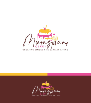 I am not sure - open to ideas.  My page name is Mumspun  Cakes - and my tag line creating smiles one cake at a time | Logo Design by ecorokerz