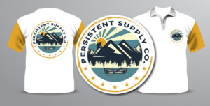 T-shirt design collection for outdoor company