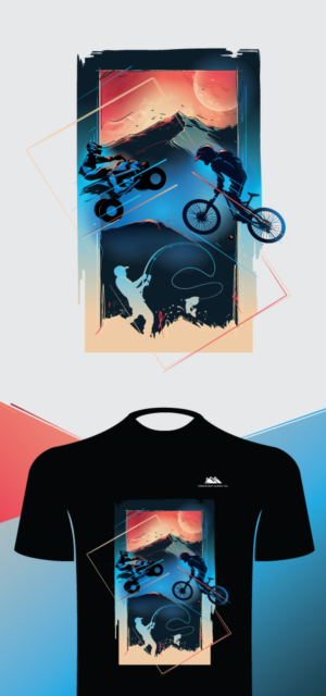 T-shirt design collection for outdoor company | T-Shirt-Design von ally designs