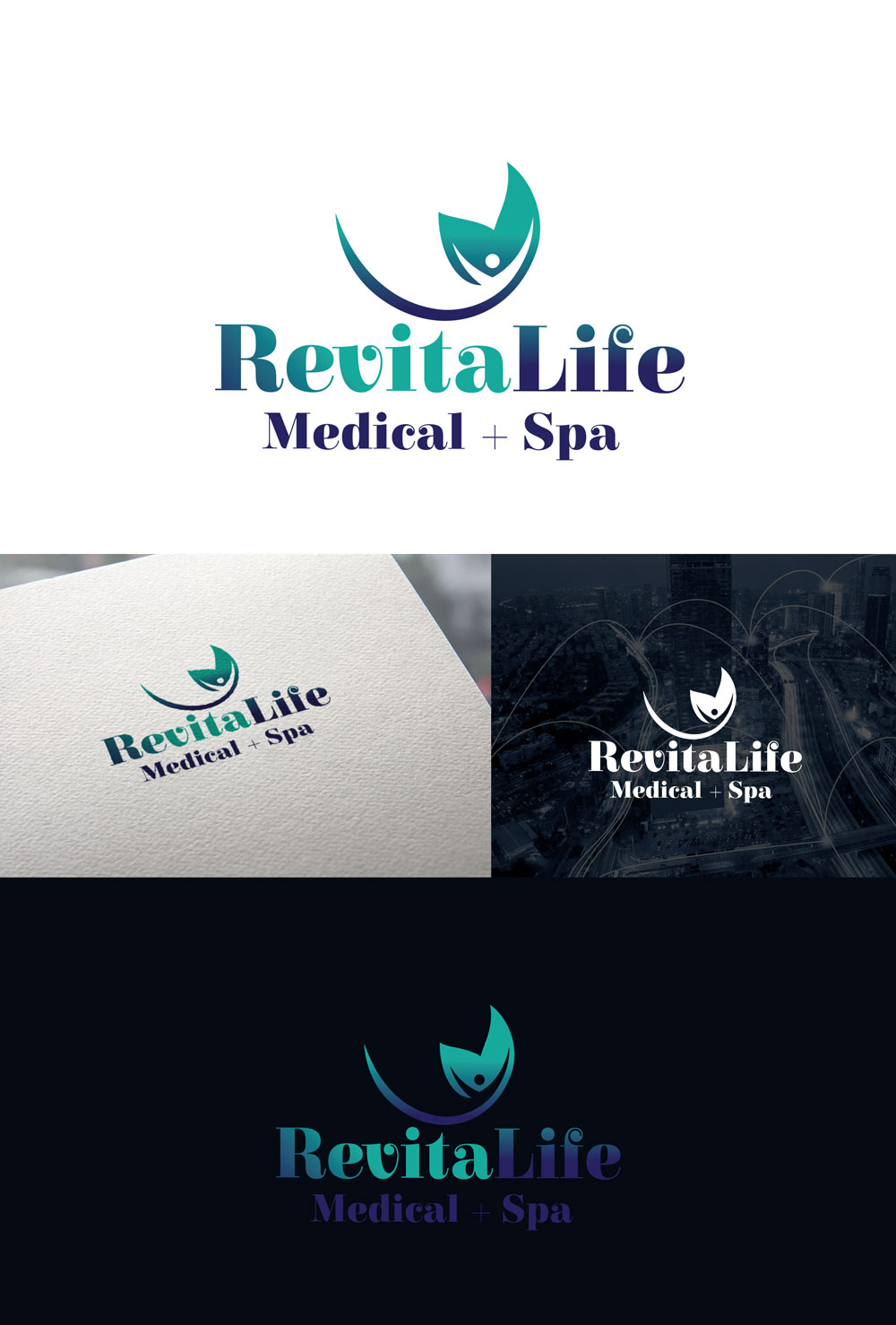 Diseño de Logo por Th3o para RevitaLife Wellness center | Diseño #27360169