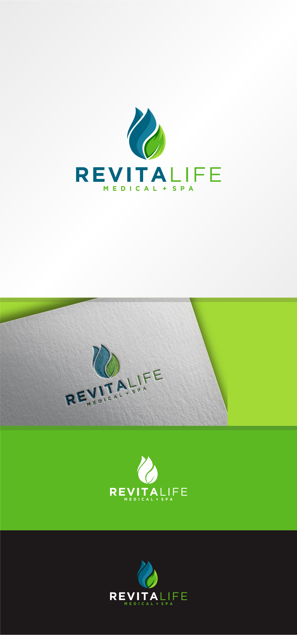 Logo Design by MASH Std for RevitaLife Wellness center | Design #27354783
