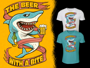 Shark Beer | T-Shirt-Design von Falih A