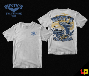 Whale Watch | Diseño de Camiseta por Uprinteez