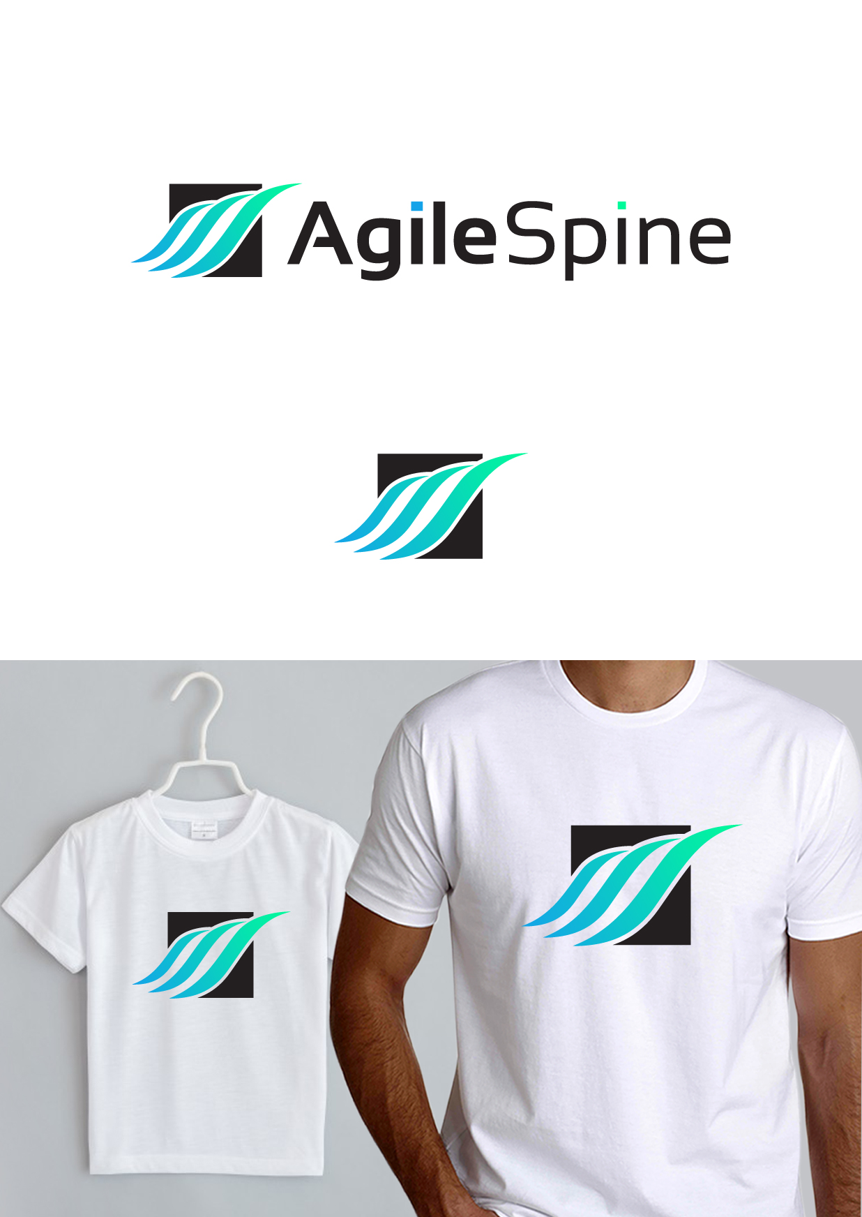 Logo Design by Rueell Artss for Agile Spine | Design #27464070