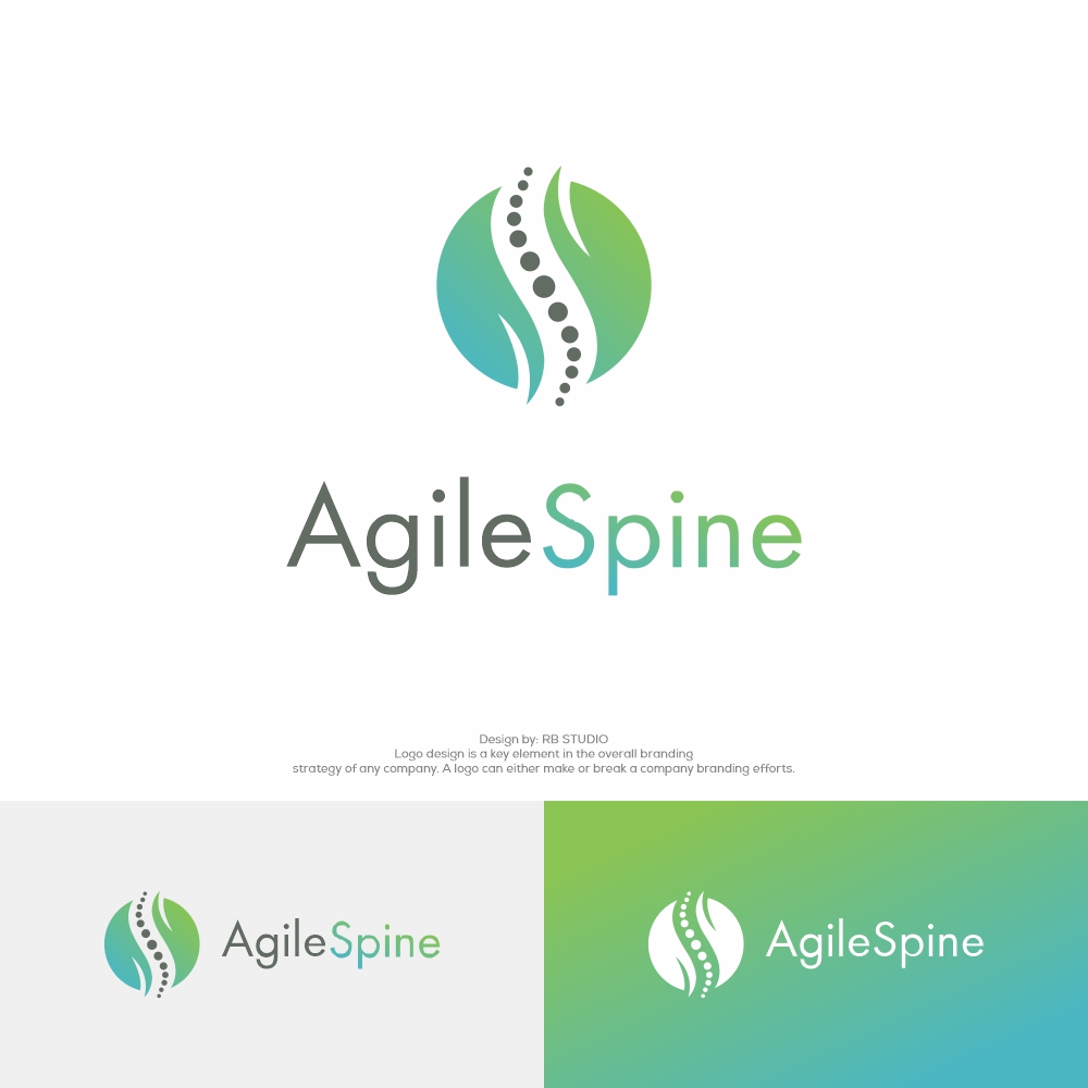 Logo Design by Habib Hyder for Agile Spine | Design #27366665