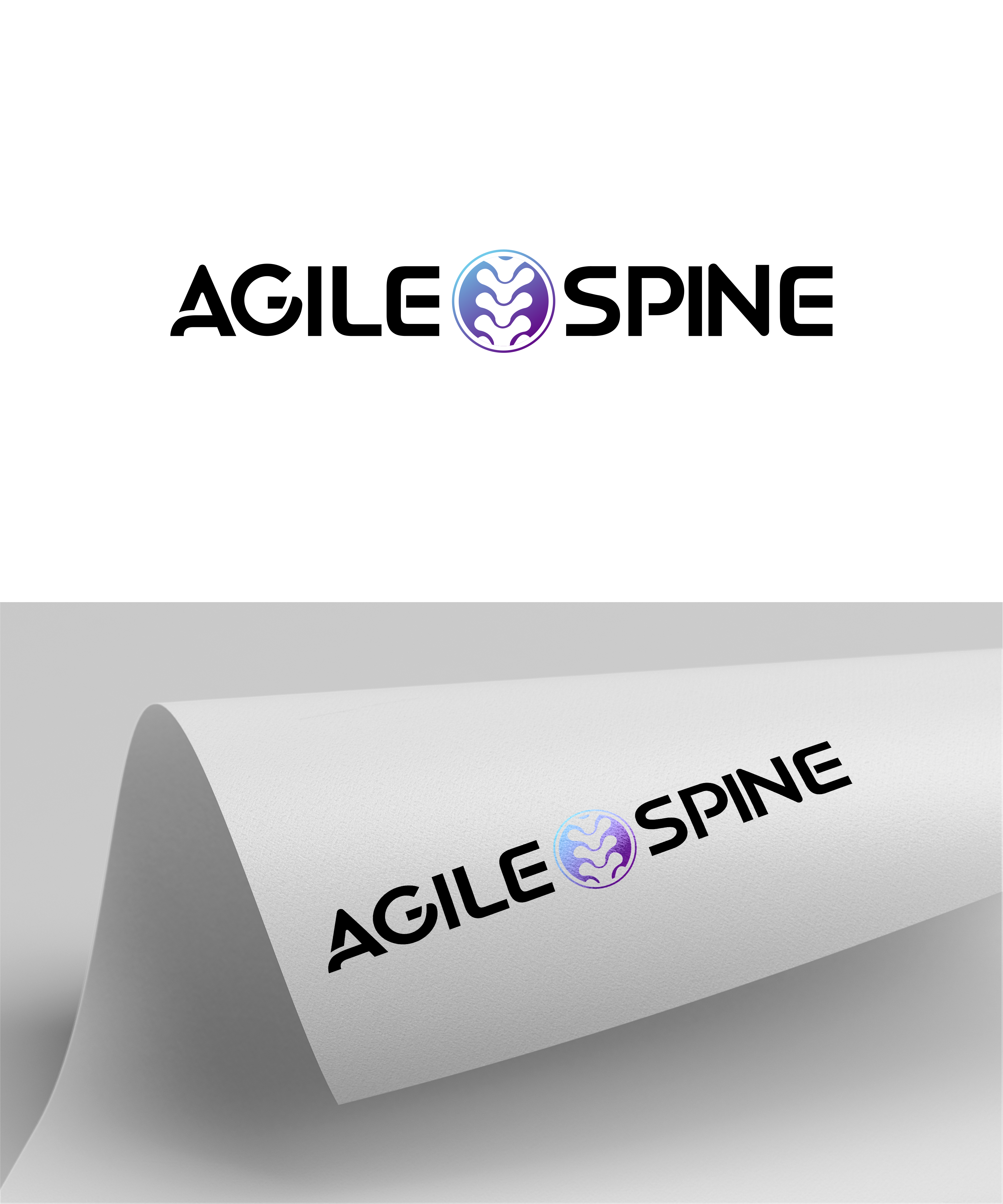 Logo Design by Jose Loaiza for Agile Spine | Design #27460850