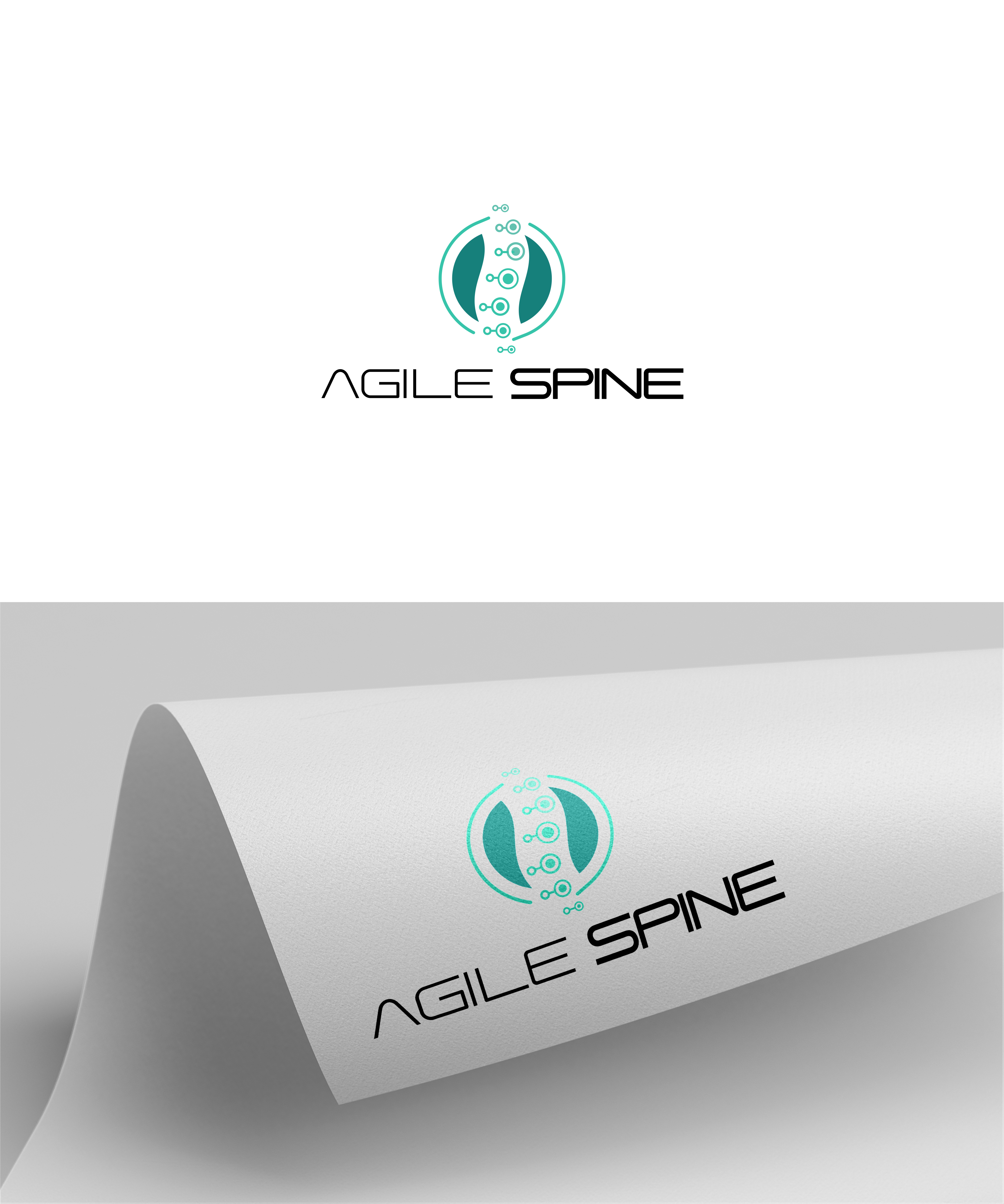 Logo Design by Jose Loaiza for Agile Spine | Design #27460972