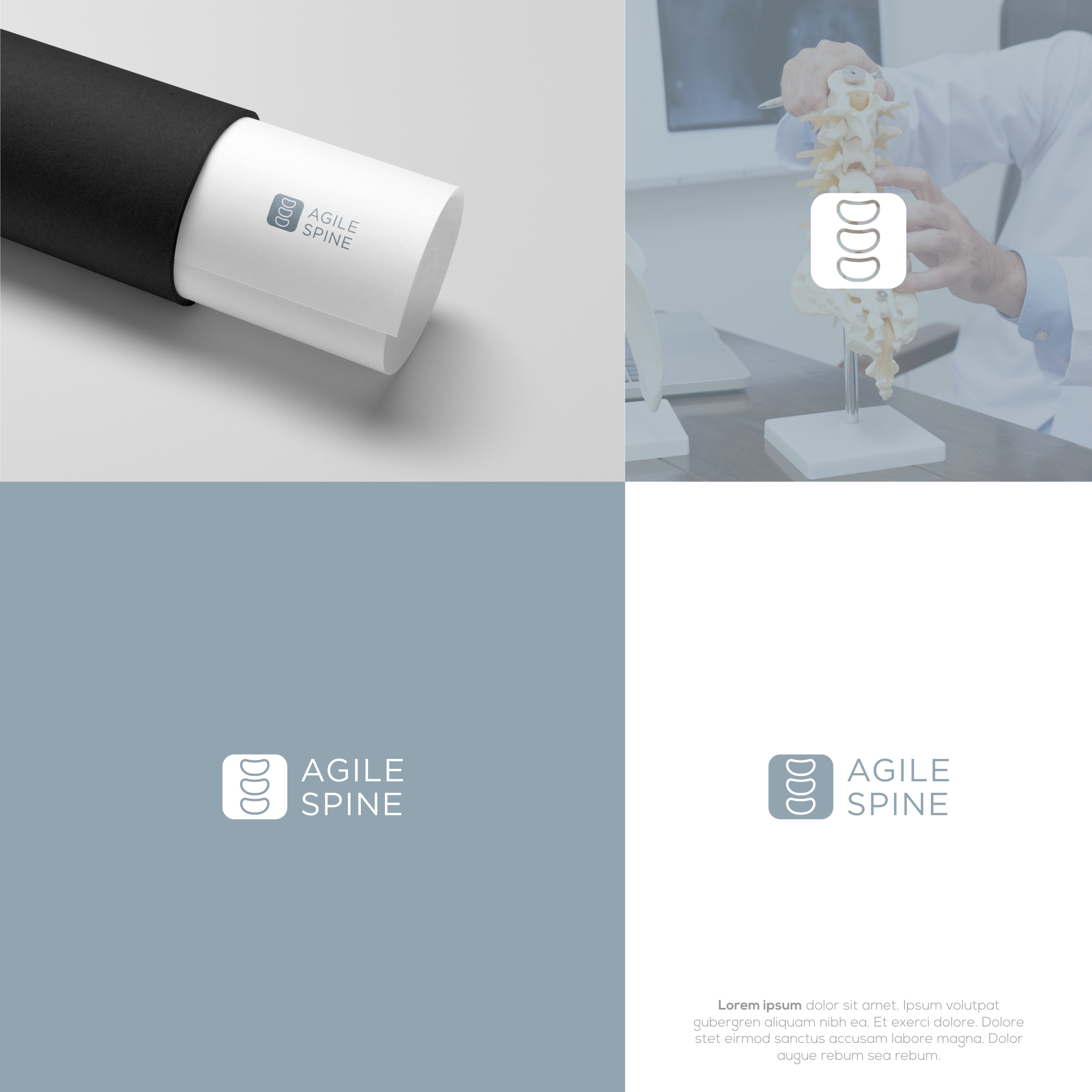 Logo Design by jinbai for Agile Spine | Design #27448902