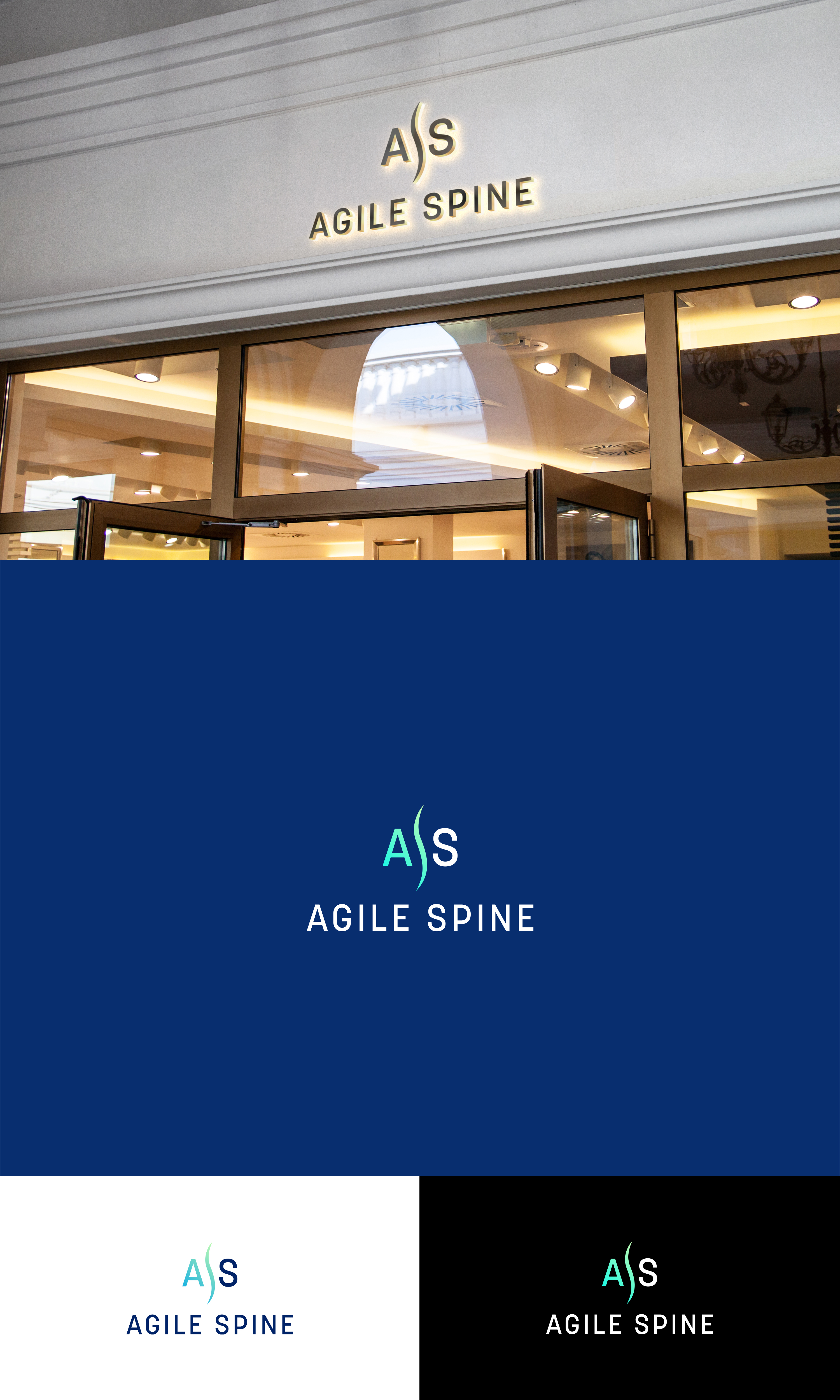 Logo Design by Chef Boy Logo for Agile Spine | Design #27375074