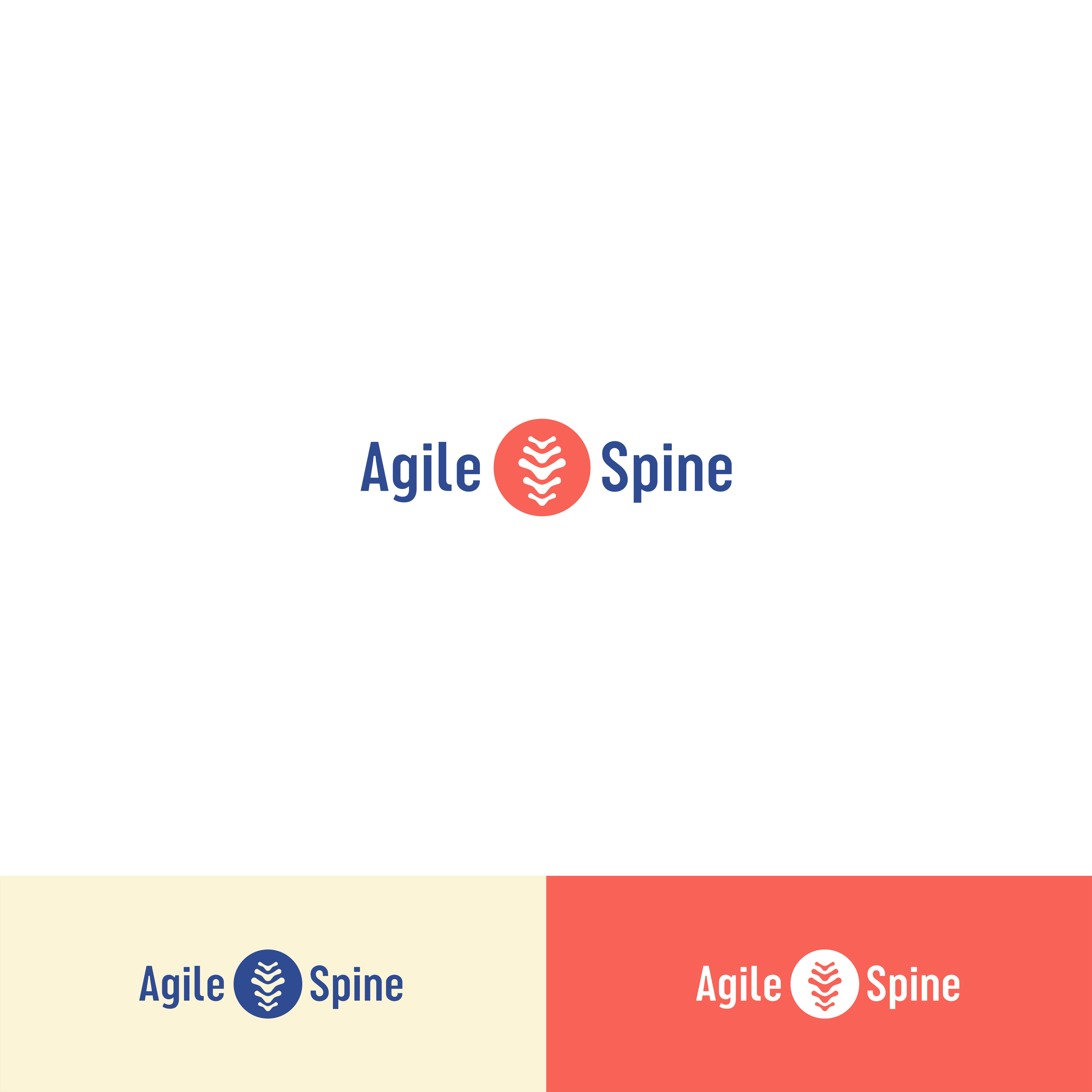 Logo Design by Okkar Htun for Agile Spine | Design #27452035