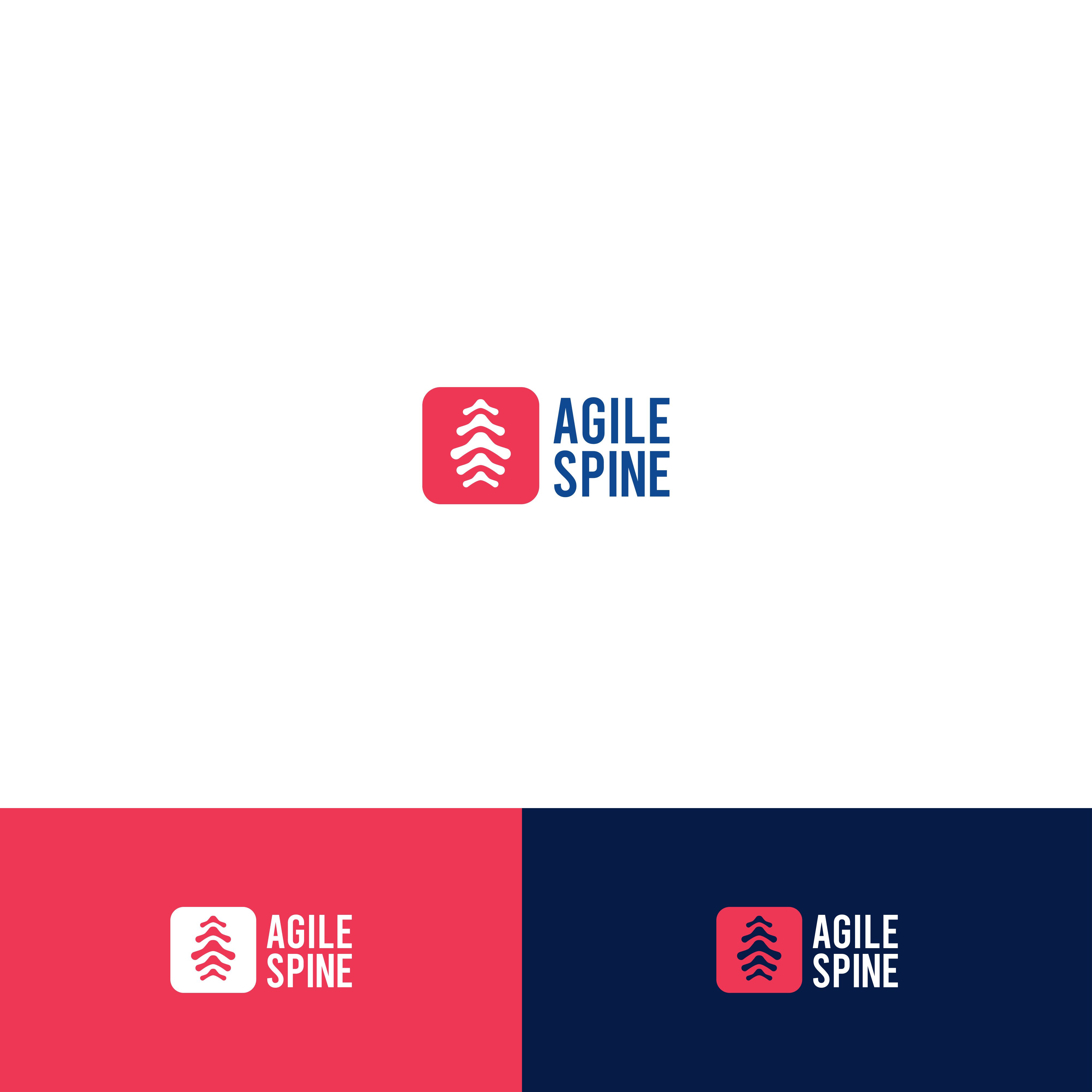 Logo Design by Okkar Htun for Agile Spine | Design #27458952