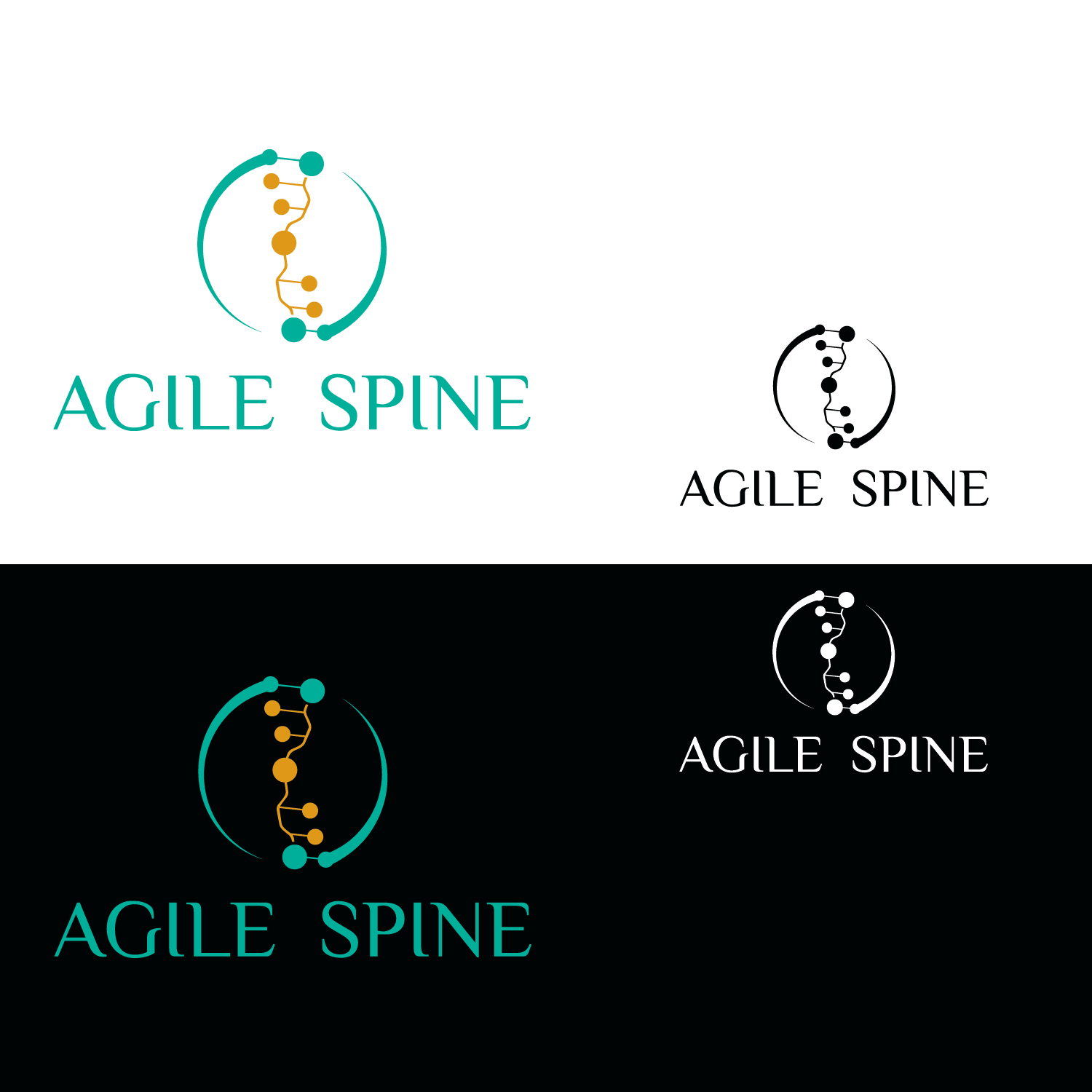Logo Design by emptyboxgraphics for Agile Spine | Design #27373282