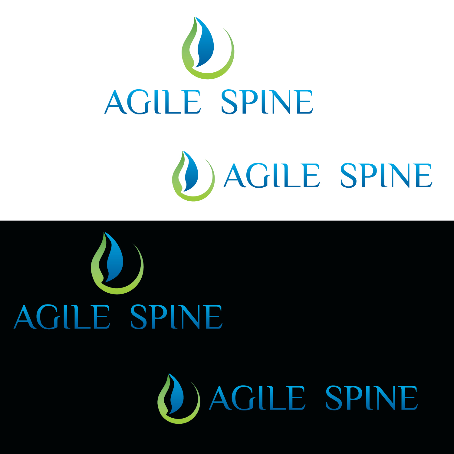Logo Design by emptyboxgraphics for Agile Spine | Design #27375888
