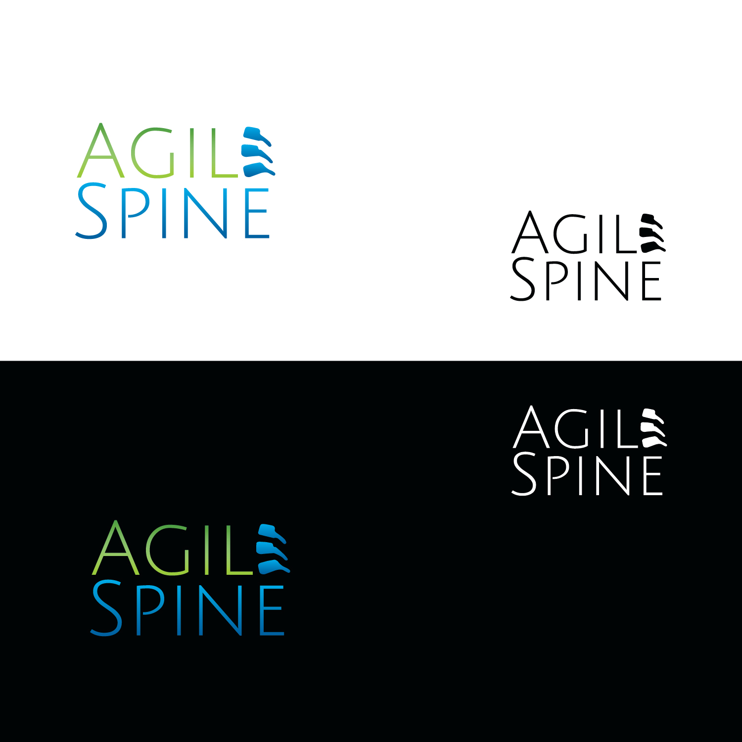 Logo Design by emptyboxgraphics for Agile Spine | Design #27444314