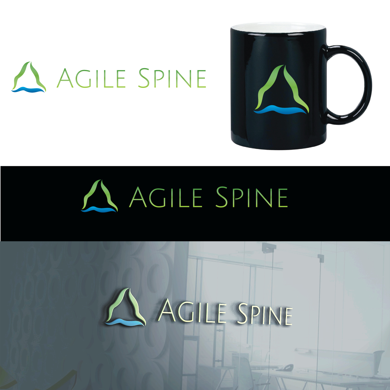 Logo Design by emptyboxgraphics for Agile Spine | Design #27446144