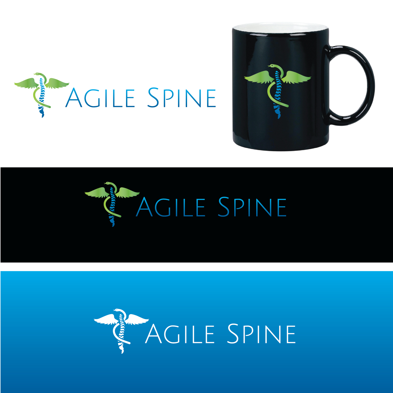 Logo Design by emptyboxgraphics for Agile Spine | Design #27446569