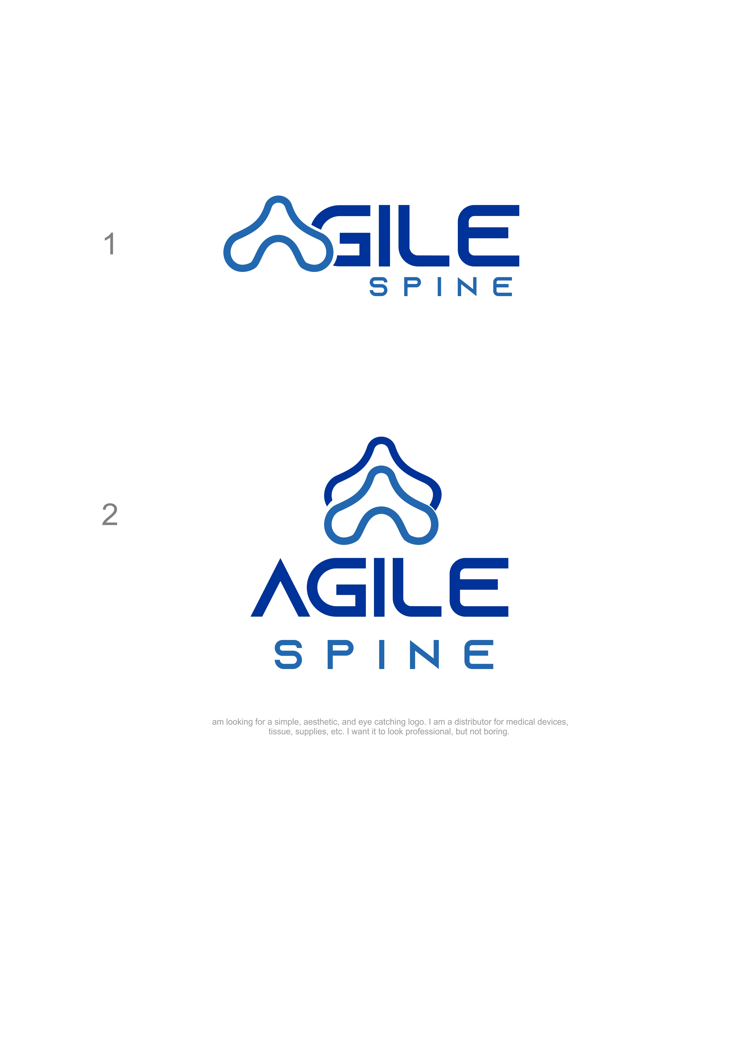 Logo Design by alok bhopatkar for Agile Spine | Design #27446857