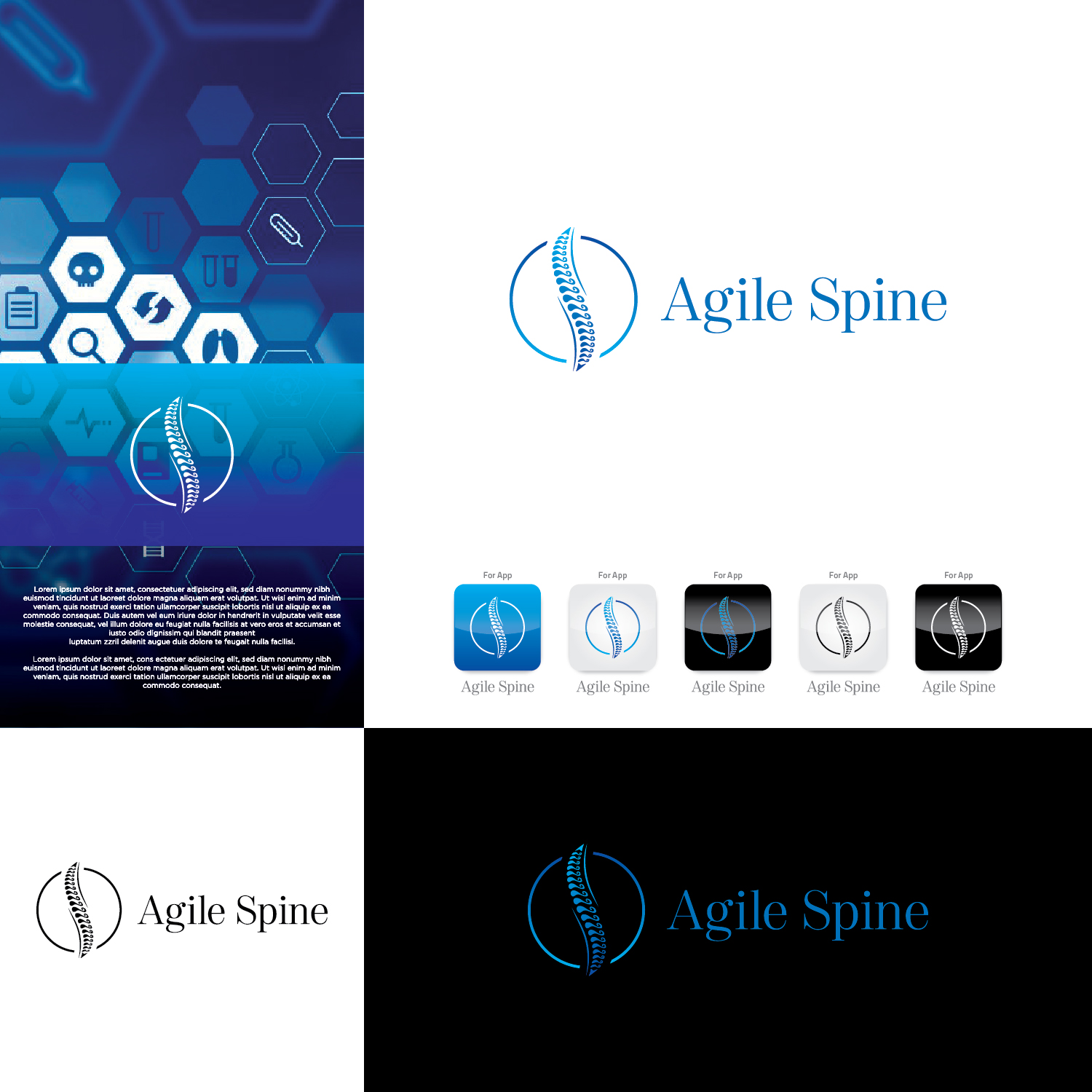 Logo Design by CS_Creatives for Agile Spine | Design #27373979