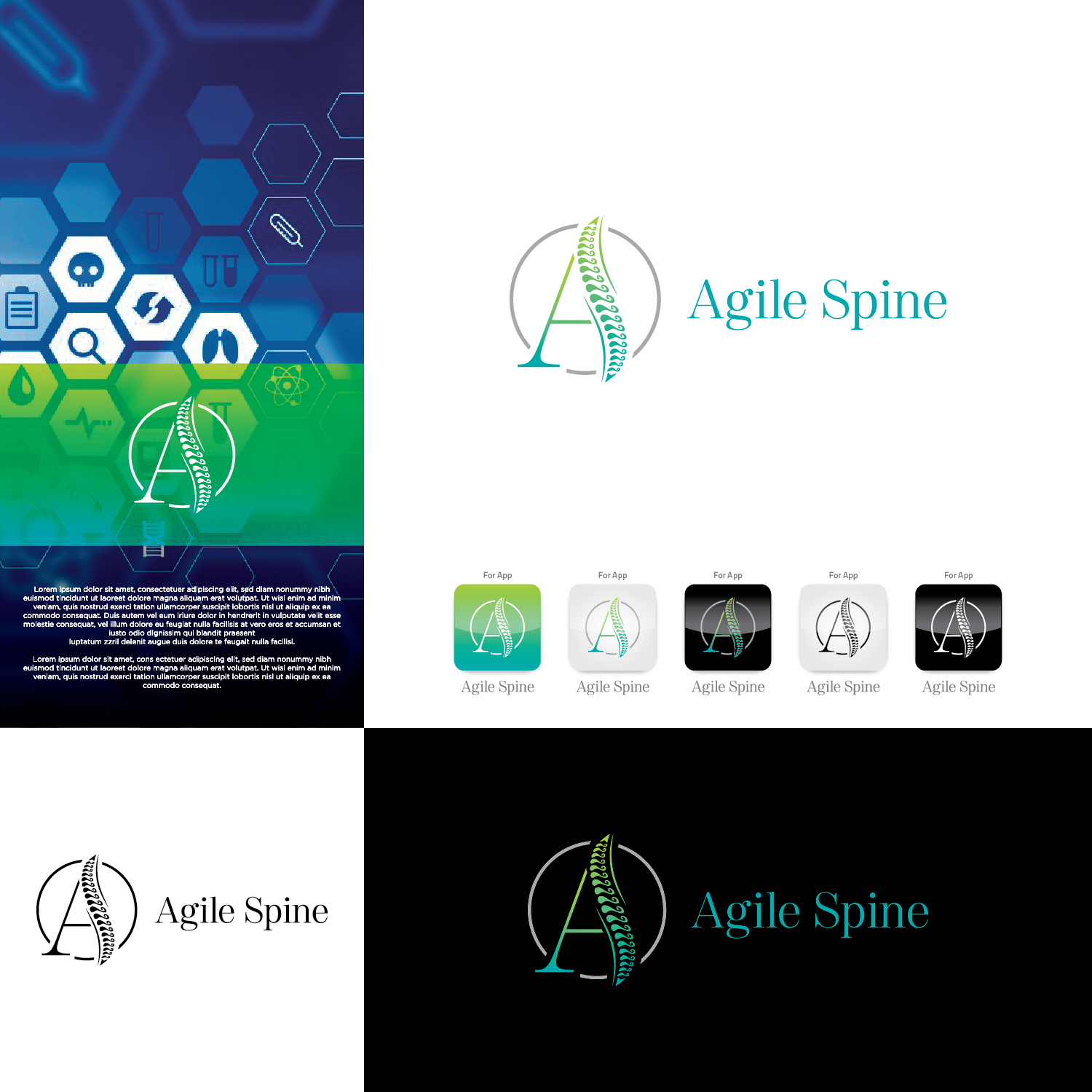 Logo Design by CS_Creatives for Agile Spine | Design #27373986