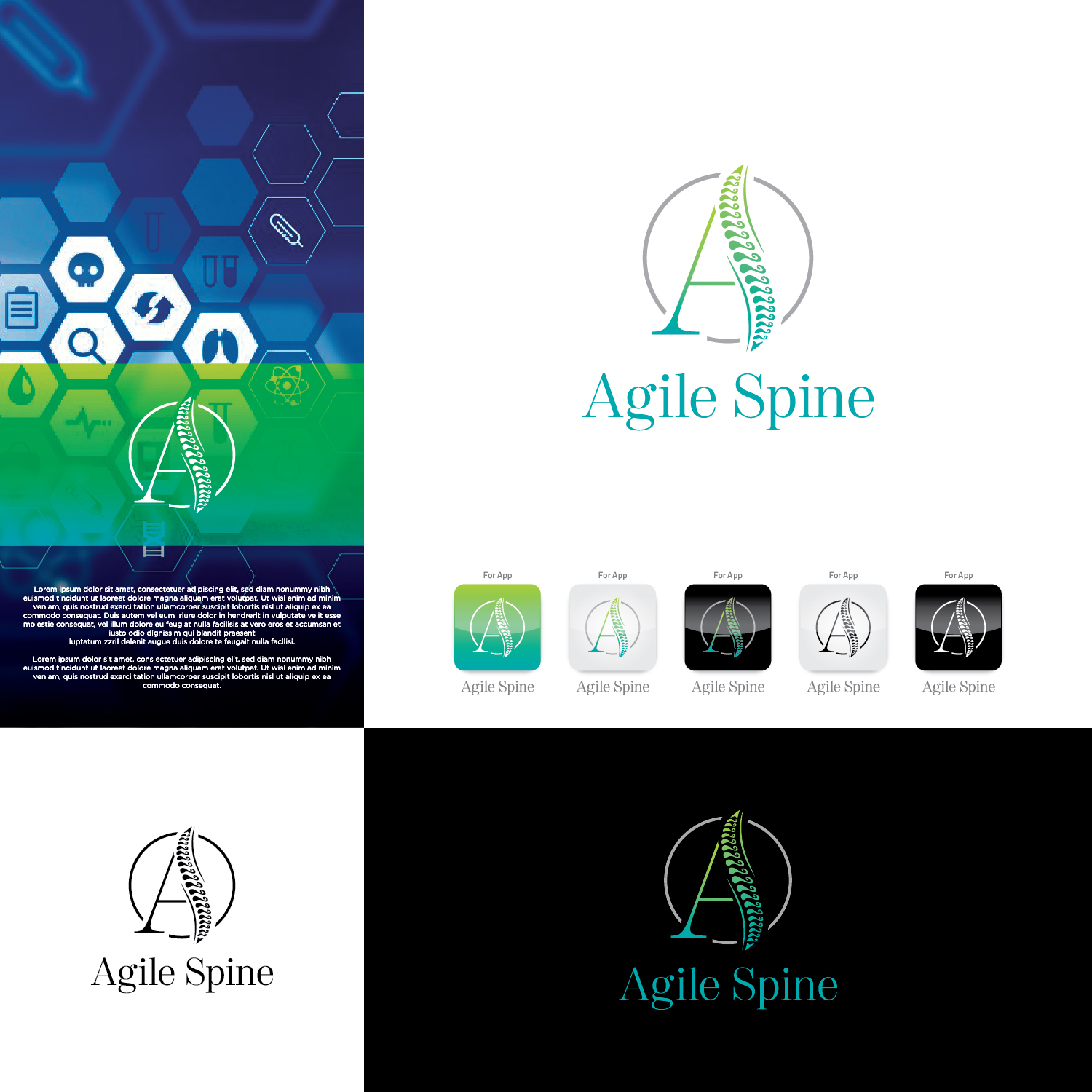 Logo Design by CS_Creatives for Agile Spine | Design #27373987