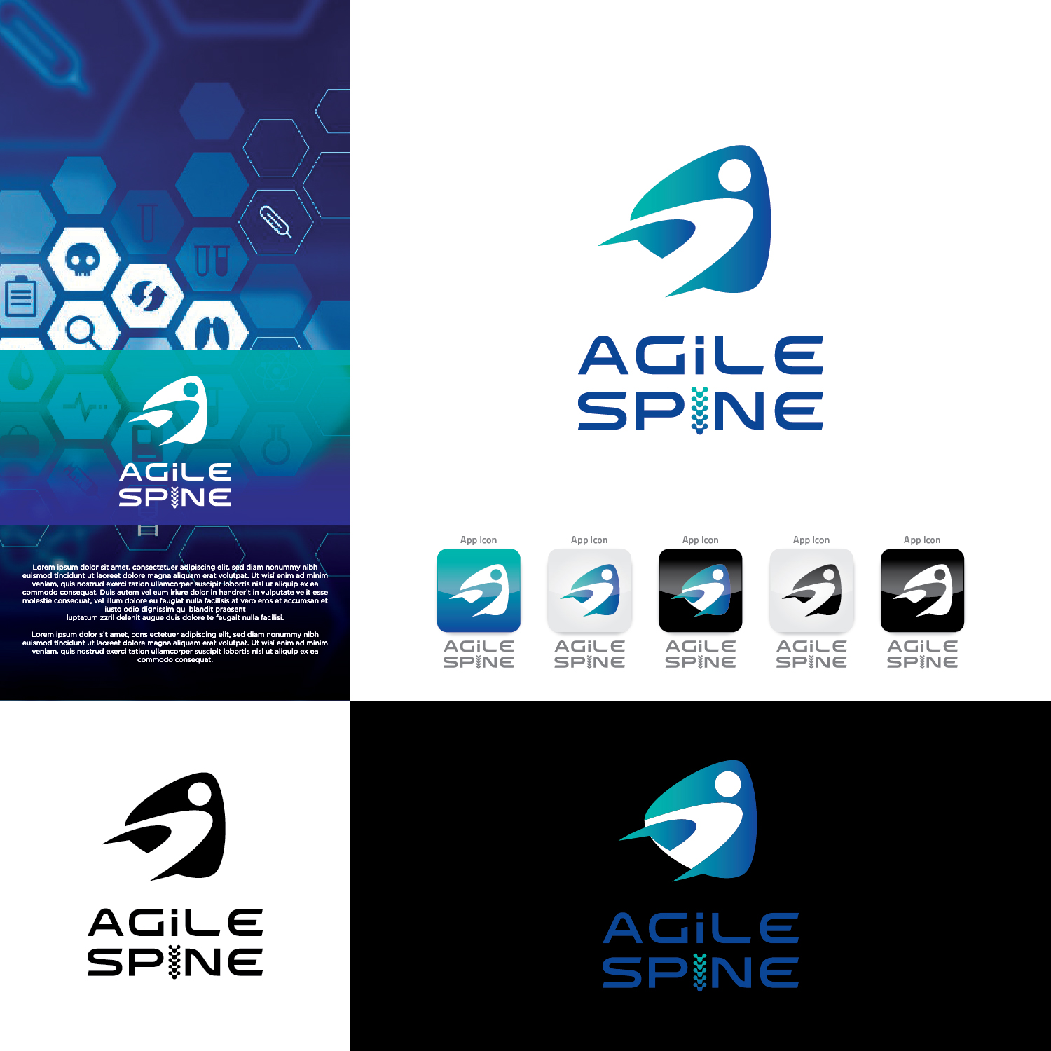 Logo Design by CS_Creatives for Agile Spine | Design #27453178