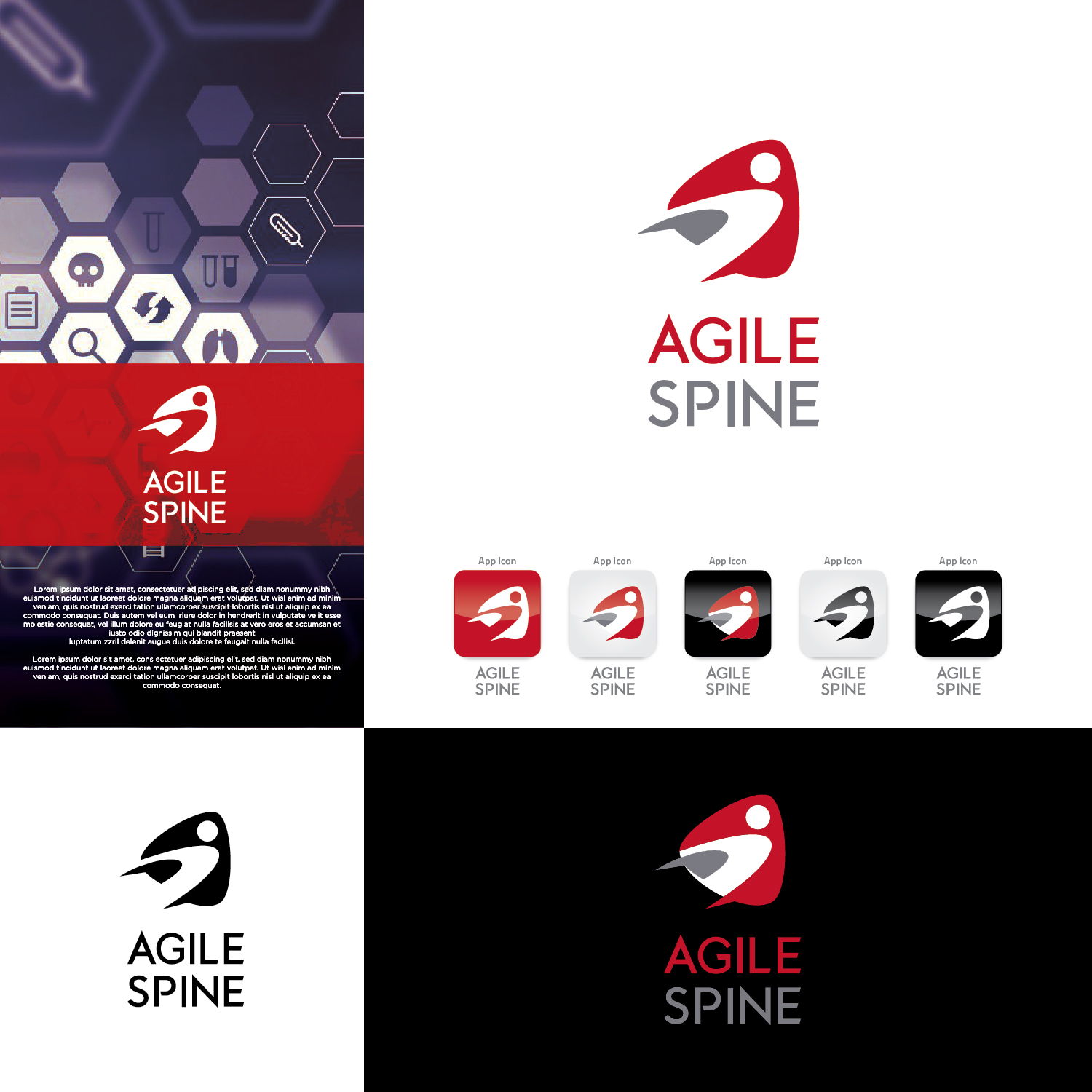 Logo Design by CS_Creatives for Agile Spine | Design #27460174