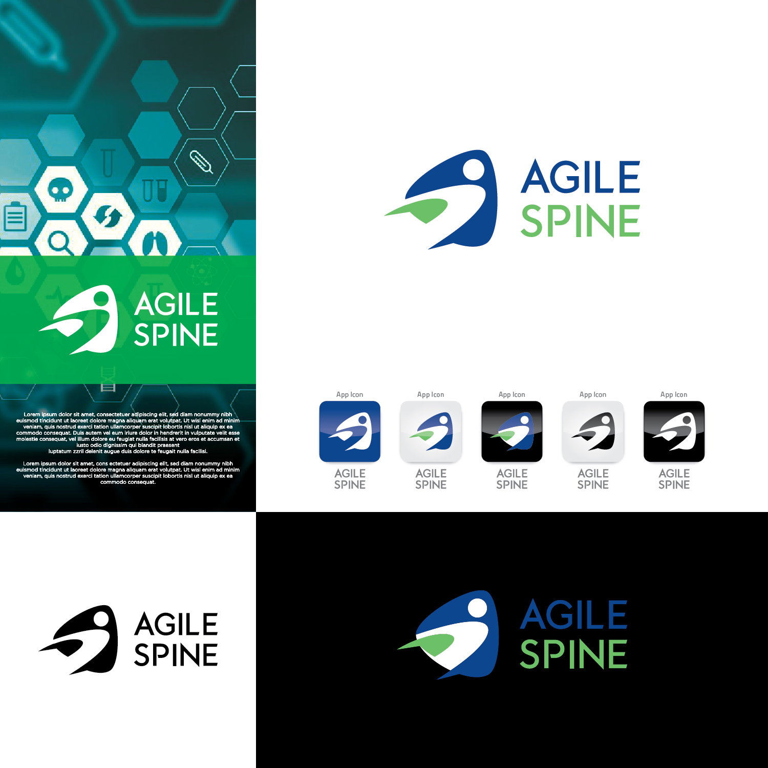 Diseño de Logo por CS_Creatives para Agile Spine | Diseño #27460175