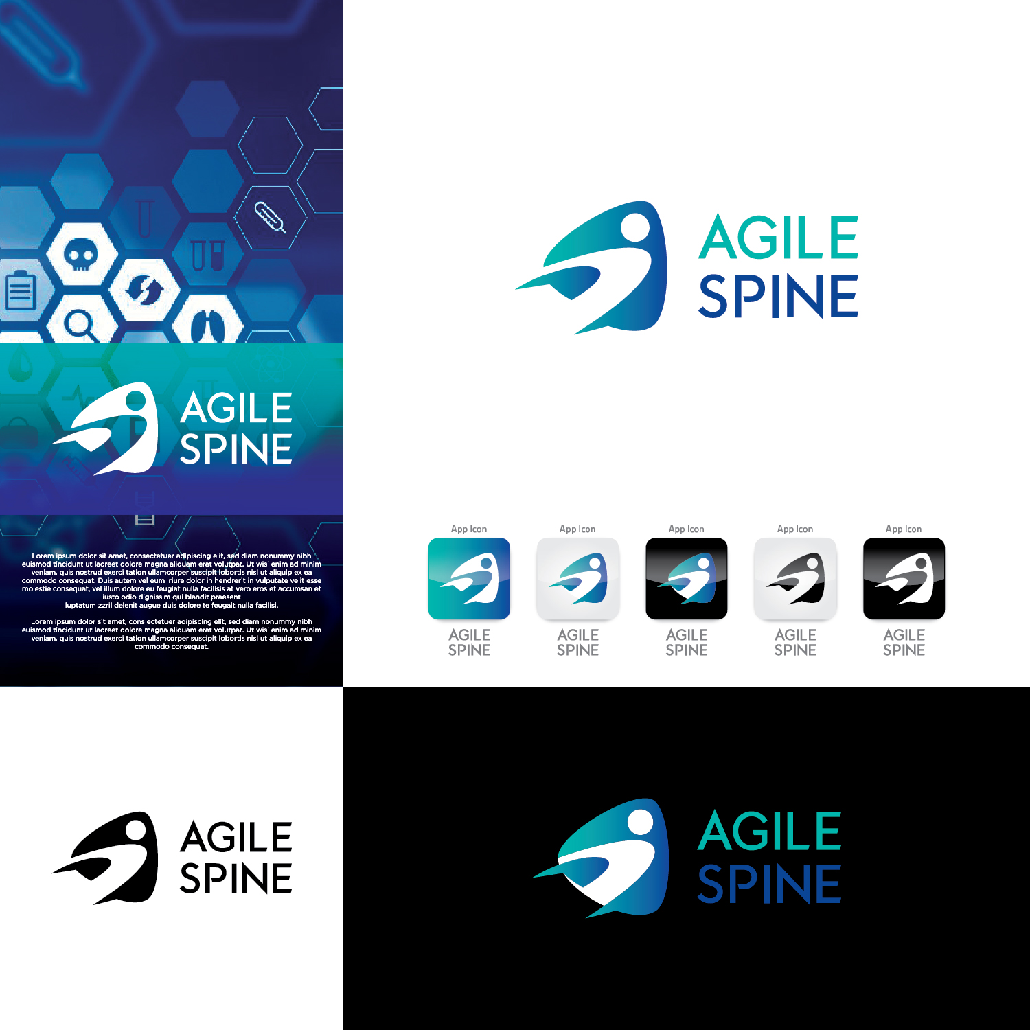 Diseño de Logo por CS_Creatives para Agile Spine | Diseño #27460216