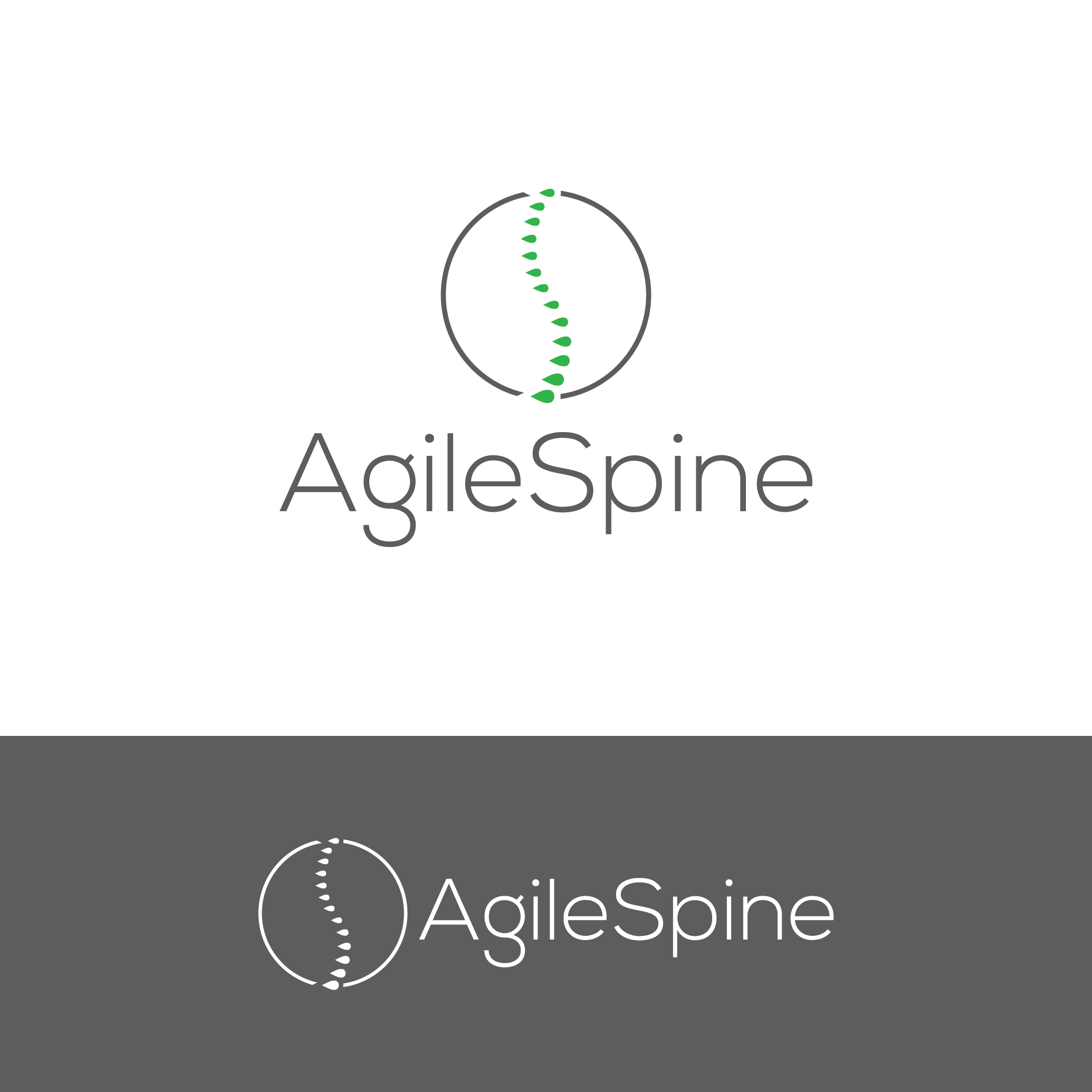 Logo Design by GraphicTec for Agile Spine | Design #27454280